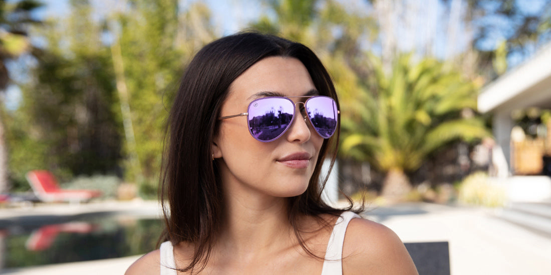 Blenders A- Series Aviators -  Lilac Lacey -Lilac / Purple