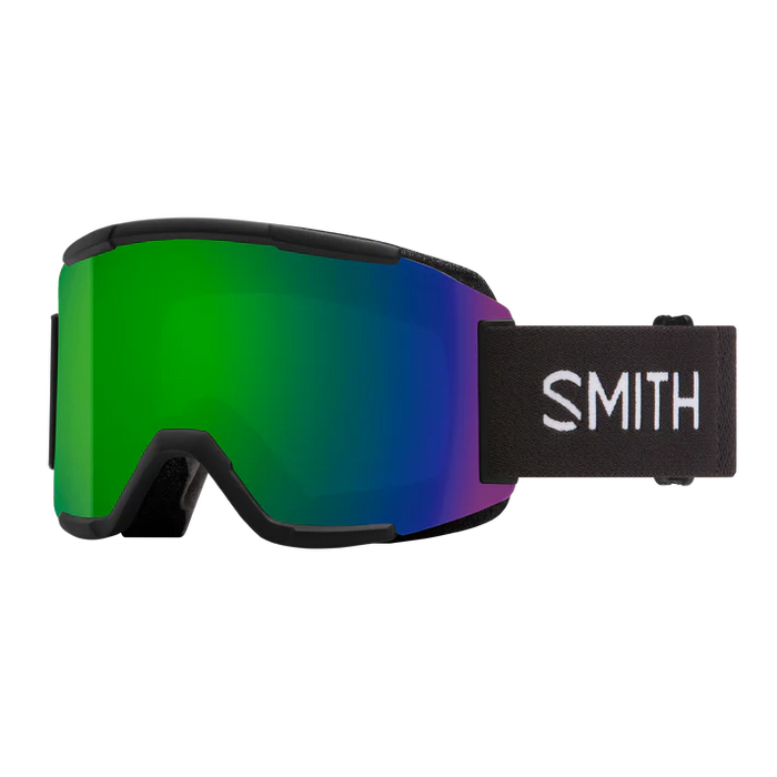 Smith Goggles Squad Black Chromapop Sun Green Mirror