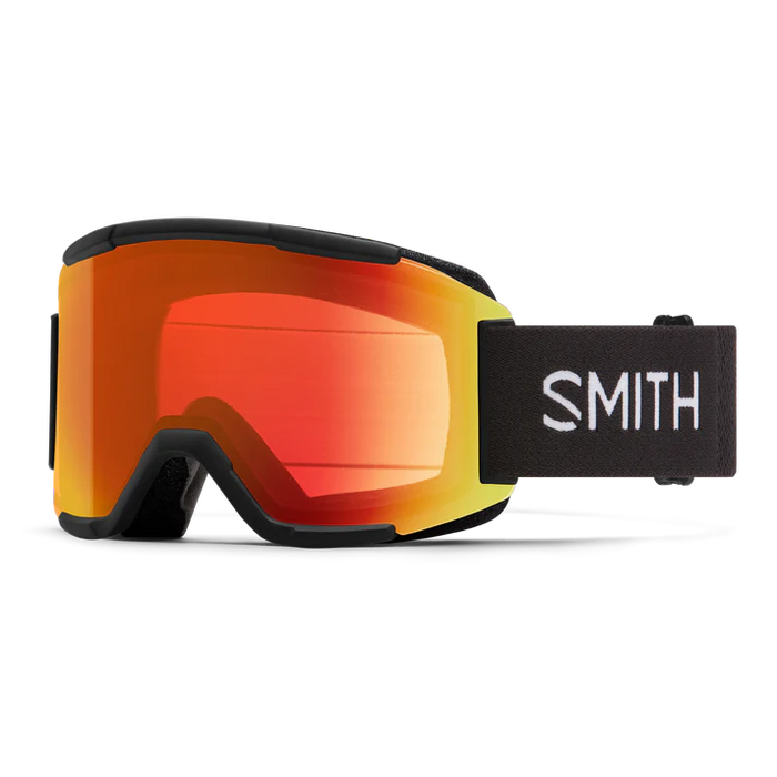 Smith Goggles Squad Black Chromapop Everyday Red Mirror