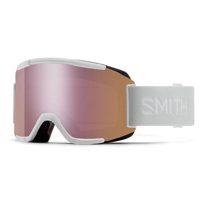 Smith Goggles Squad White Vapor Chromapop Everyday Rose Gold Mirror