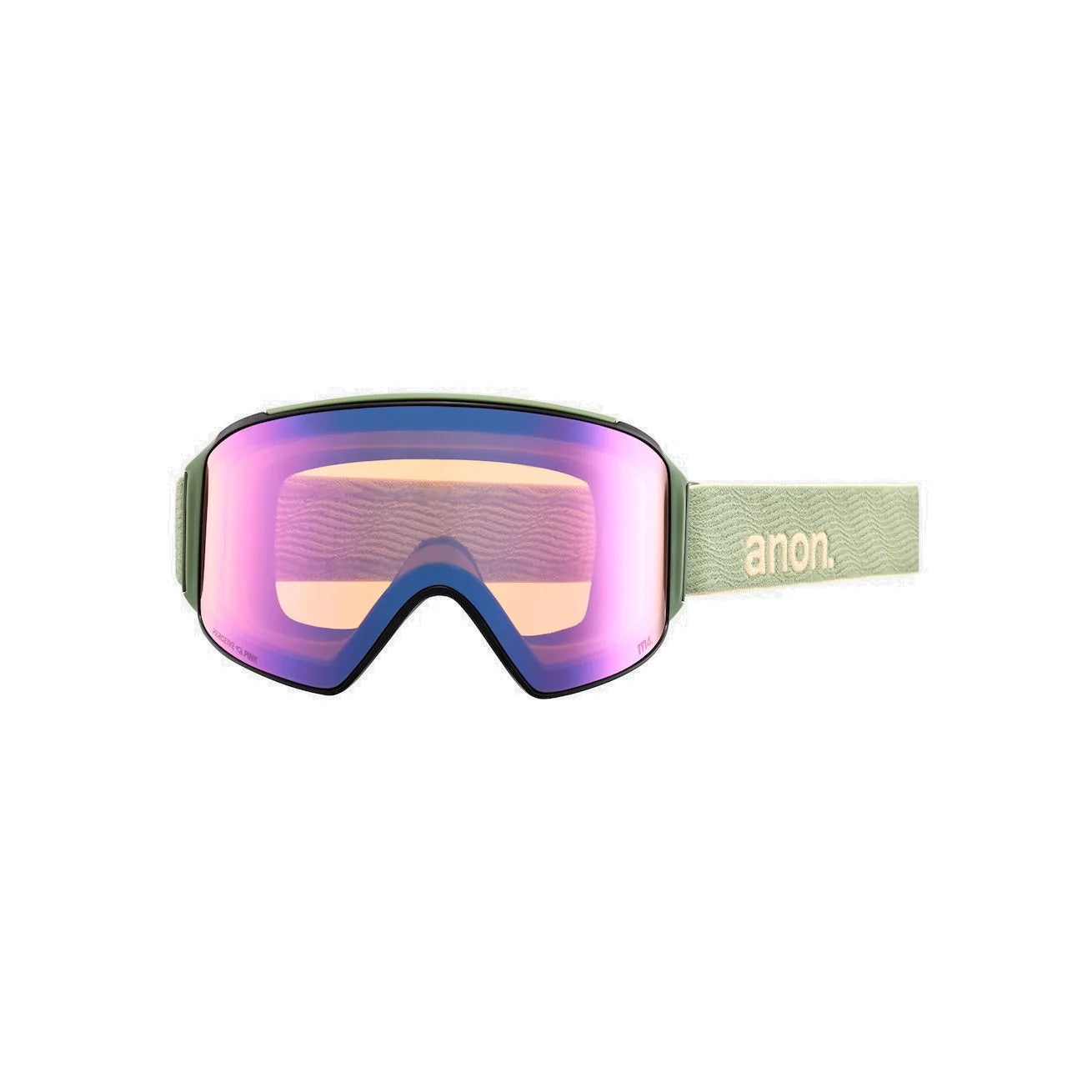 Anon M4 Cylindrical Goggles Bonus Lens MFi Face Mask Hedge Perceive Variable Green