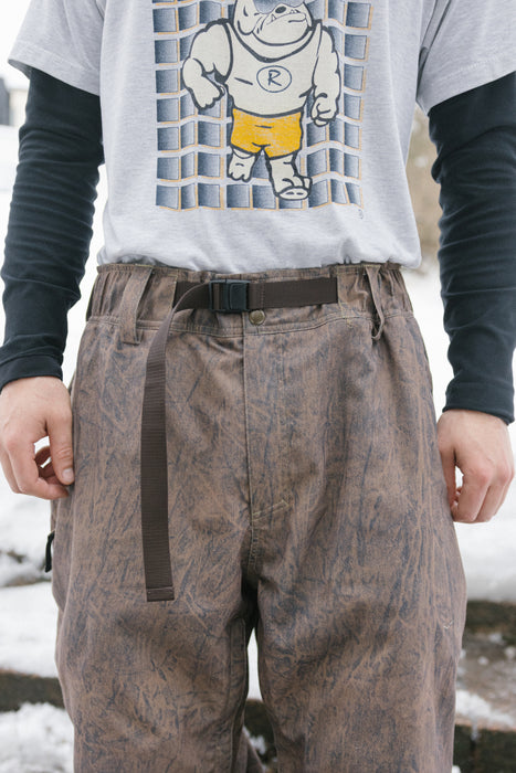 686 MENS 686 DOJO 20K PANT - Brown Crinkle Wash