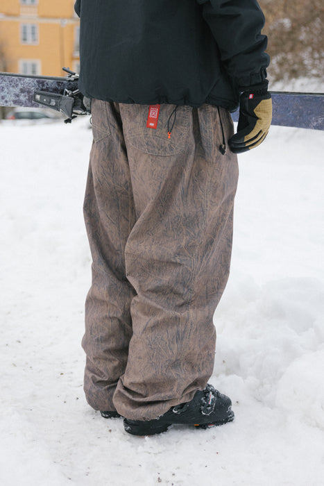 686 MENS 686 DOJO 20K PANT - Brown Crinkle Wash