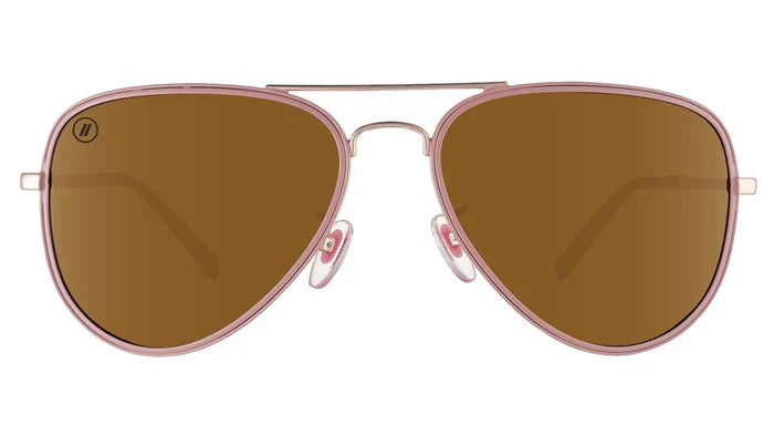 Blenders A- Series Aviators - Classic Mo - Rose Gold  / Amber