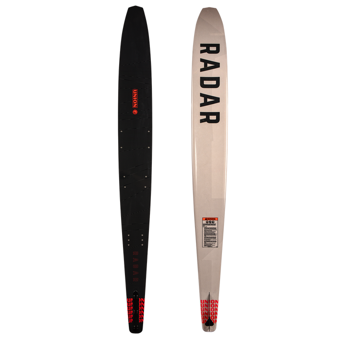 Radar 2027 Union Slalom Ski (Black / Race Red)