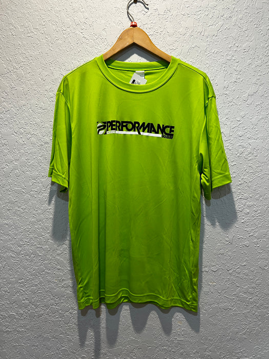 Performance Ski and Surf Mens Dryfit Short Sleeve Shirt Neon Green