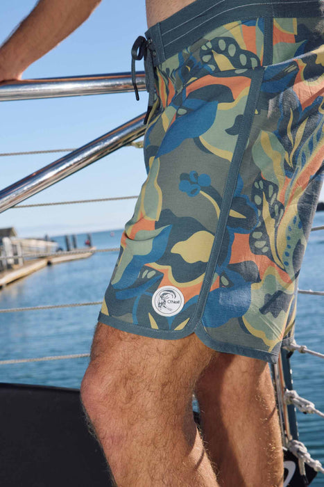 ONeill O'Riginals Print Scallop 18" Boardshort - BFU Dark Shadow