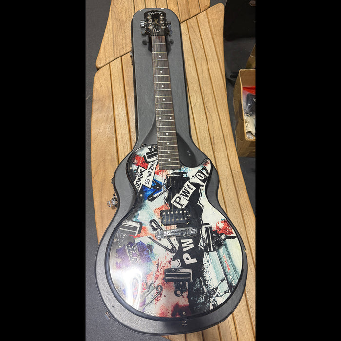 2007 MasterCraft Pro Wakeboard Tour Epiphone Trophy Guitar with Case – Rare PWT Memorabilia