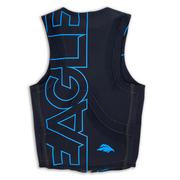 Eagle Jr Pro Logo Highlight Vest Black - Blue