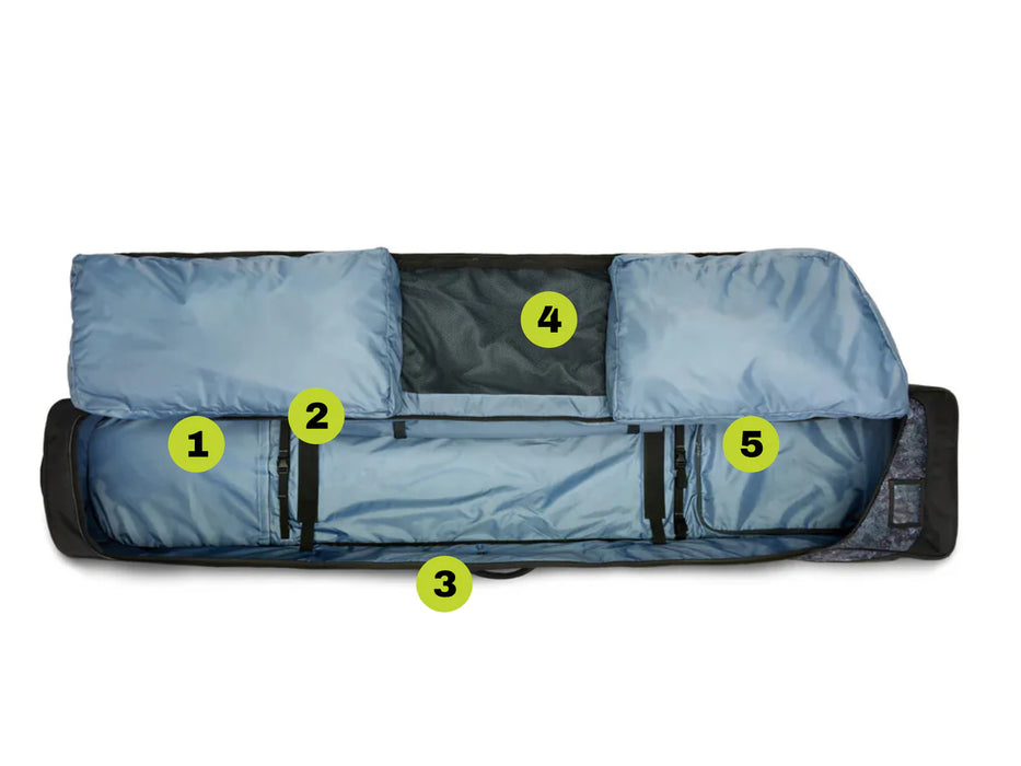 Sportube Prospector™ Padded Board / Ski Wheelie Bag – 171cm