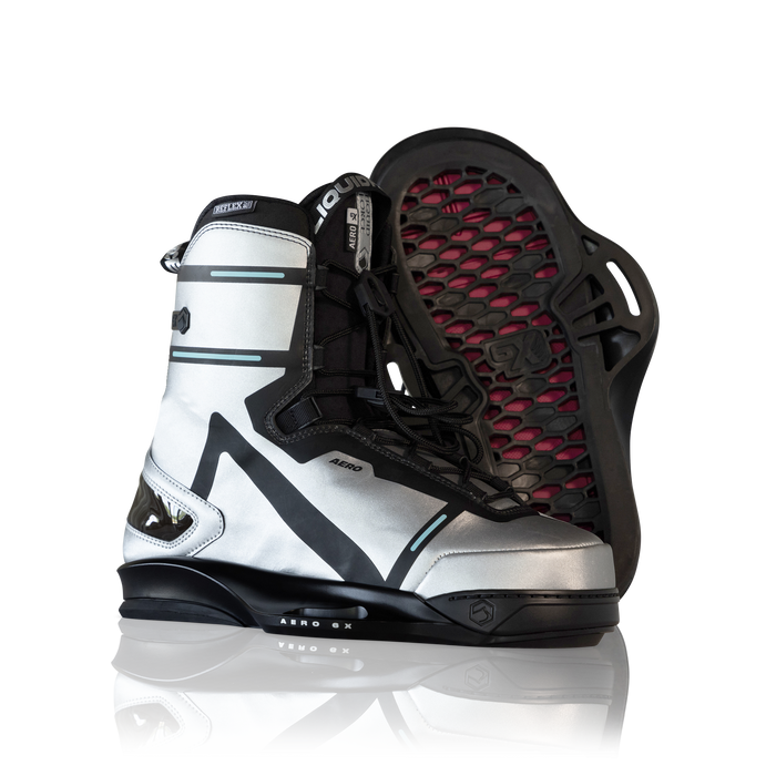 Liquid Force 2027 Aero 6X Wakeboard Binding - Silver