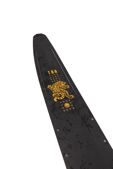 Radar 2027 Boy's Total Radar Awesomeness (T.R.A.) Slalom Ski (Matte Black / Tiger Yellow)