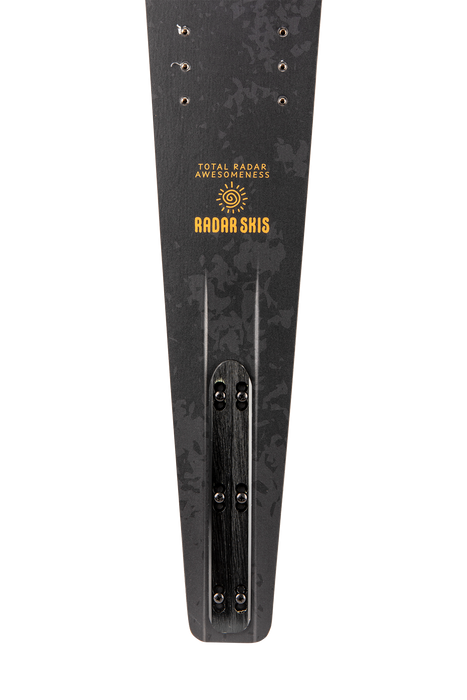 Radar 2027 Boy's Total Radar Awesomeness (T.R.A.) Slalom Ski (Matte Black / Tiger Yellow)