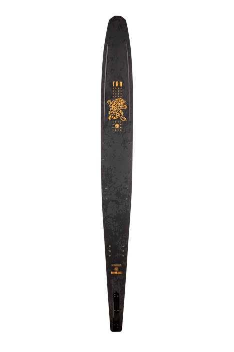 Radar 2027 Boy's Total Radar Awesomeness (T.R.A.) Slalom Ski (Matte Black / Tiger Yellow)
