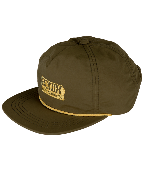 Ronix 2026 Forester - 5-Panel Perforated Hat - Nylon Lock - Jade Green