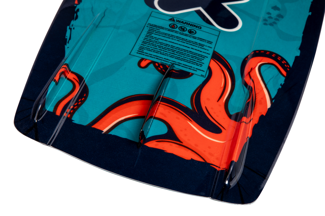 Ronix 2027 Vision 120cm with Inky The Octopus Kid's 3-Stage Rocker Wakeboard (Glow In The Dark)