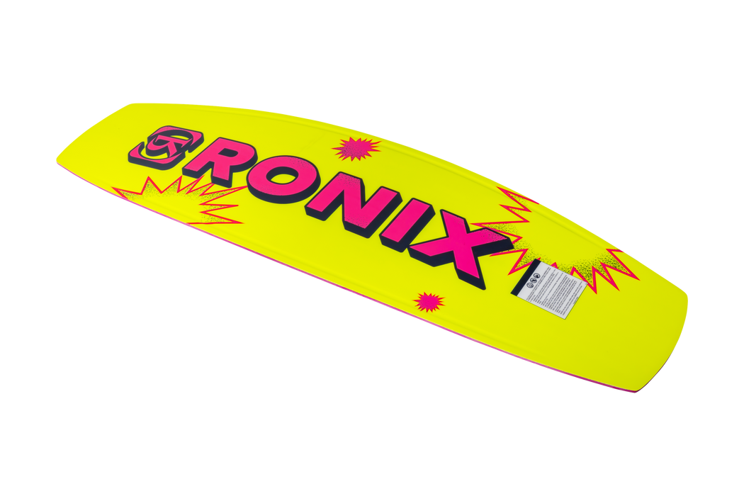 Ronix 2027 Epic True Flex Park Wakeboard (Black / Yellow / Pop Art)