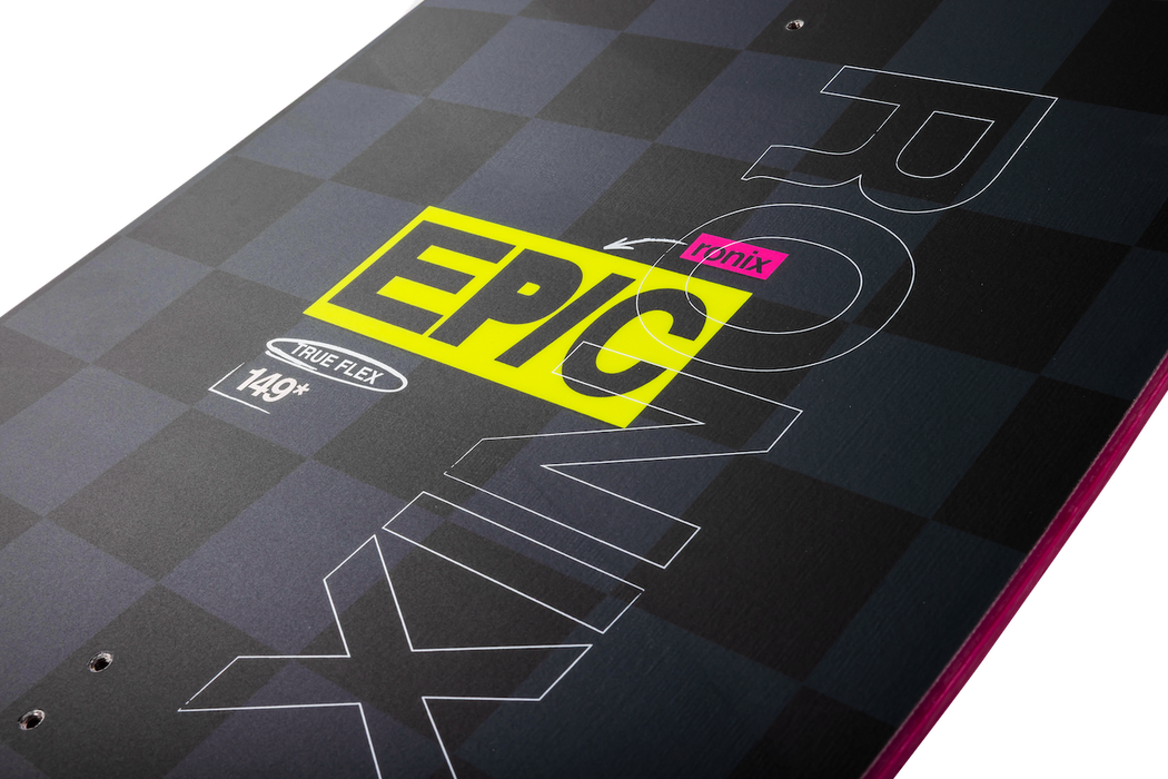 Ronix 2027 Epic True Flex Park Wakeboard (Black / Yellow / Pop Art)