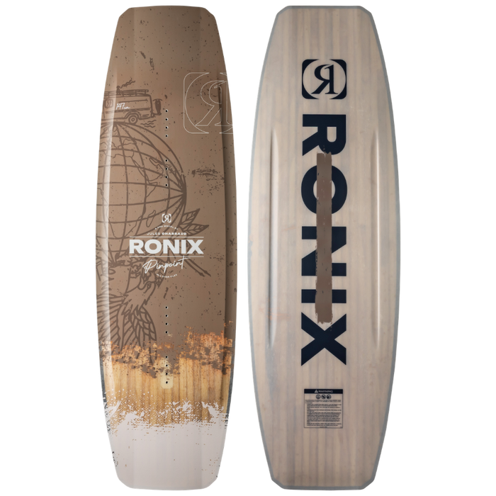 Ronix 2027 Pinpoint All Over Flex Park Wakeboard (Olive Brown / Eagle Scout)