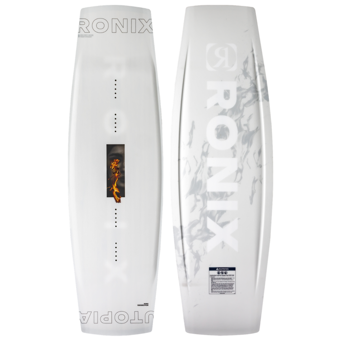Ronix 2027 Utopia Variable Flex Park Wakeboard (White Fire)
