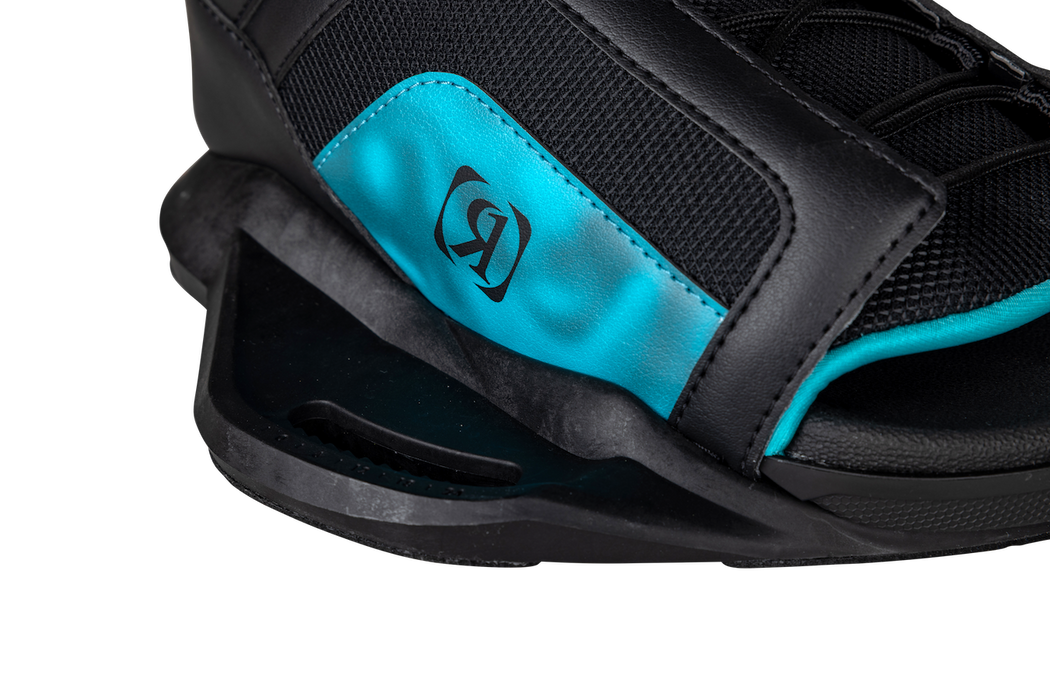 Ronix 2027 Vision Stage 1 Kid's Wakeboots (Black Blue Hot Red)