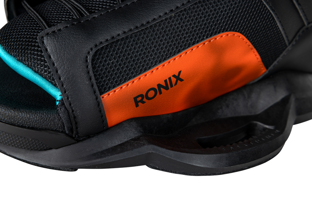 Ronix 2027 Vision Stage 1 Kid's Wakeboots (Black Blue Hot Red)