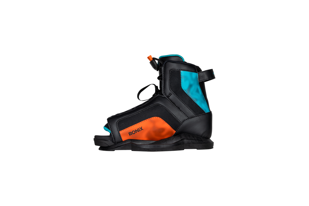 Ronix 2027 Vision Stage 1 Kid's Wakeboots (Black Blue Hot Red)