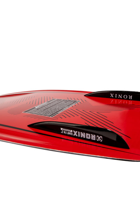 Ronix 2027 District 129cm Modello Core Kid's Hybrid Rocker Wakeboard (Metallic / Red)