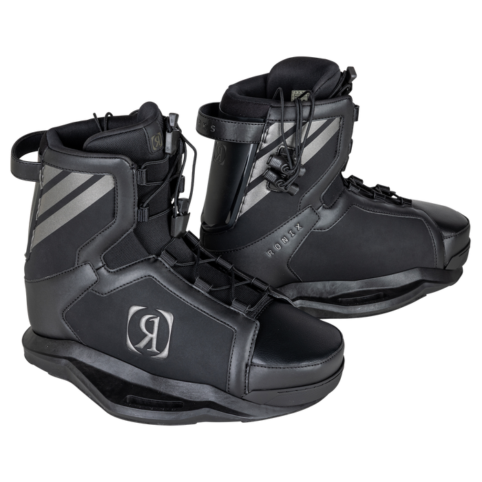 Ronix 2027 Parks Stage 2 Kid's Wakeboots (Black Charcoal)