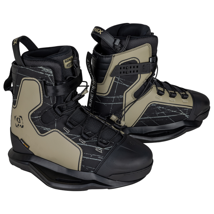 Ronix 2027 Kinetik Project EXP Intuition Men's Wakeboots (Sand  Black)