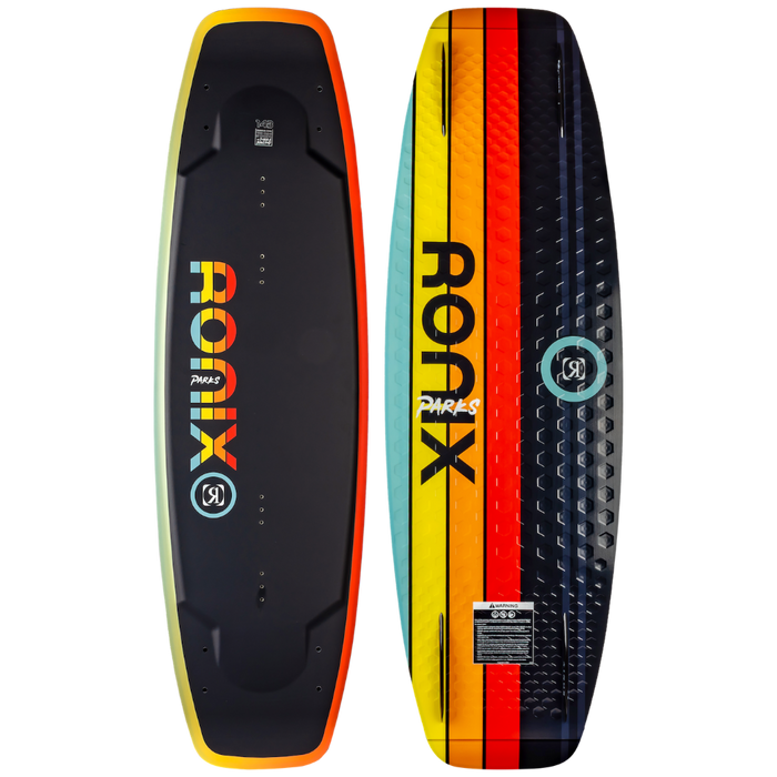 Ronix 2027 Parks Modello Core Continuous Rocker Wakeboard (Black Sunset)