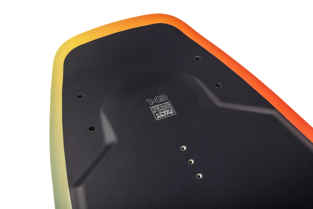 Ronix 2027 Parks Modello Core Continuous Rocker Wakeboard (Black Sunset)