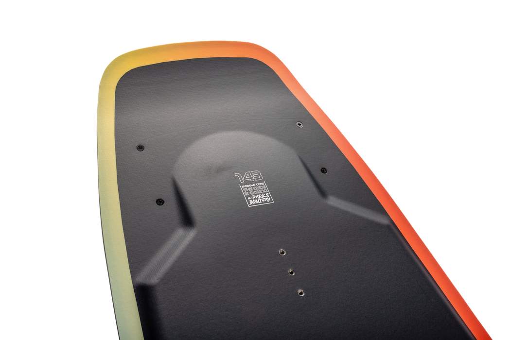 Ronix 2027 Parks Modello Core Continuous Rocker Wakeboard (Black Sunset)