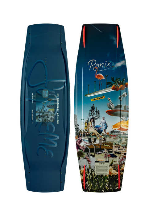 Ronix 2027 Supreme Air Core 3 Aeronautics Collage Hybrid Rocker Wakeboard