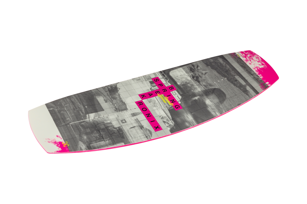 Ronix 2027 Spring Break True Flex Women's Park Wakeboard (Pink Wordsmith)
