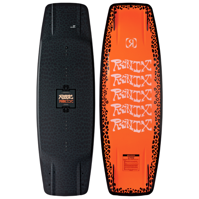 Ronix 2027 Rise Air Core 3 Hybrid Rocker Women's Wakeboard (Matte Black Cheetah)