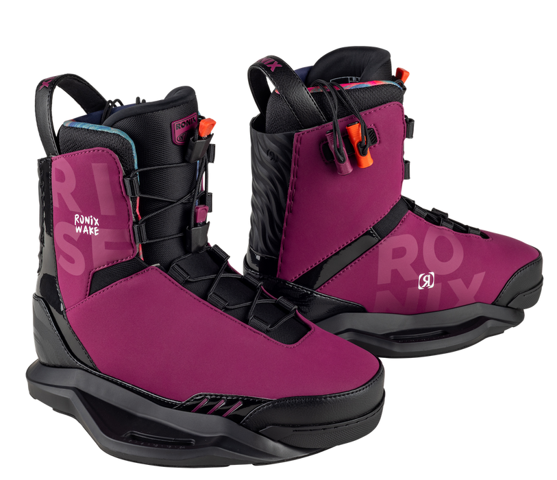 Ronix 2026 Rise Boots - Intuition - Merlot / Peach