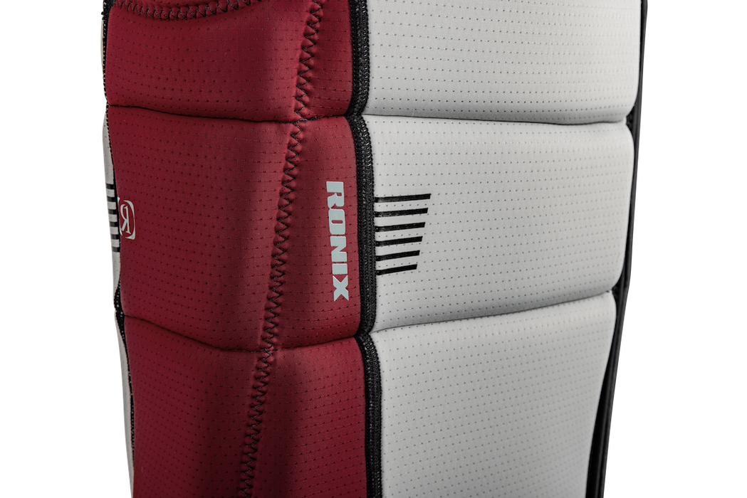 Ronix 2026 Supreme CE Approved Impact Vest - Chalk Grey/Maroon