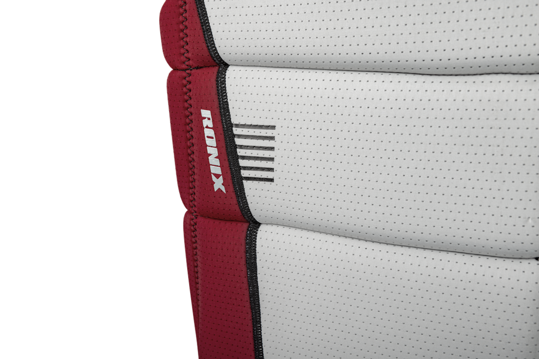 Ronix 2026 Supreme CE Approved Impact Vest - Chalk Grey/Maroon