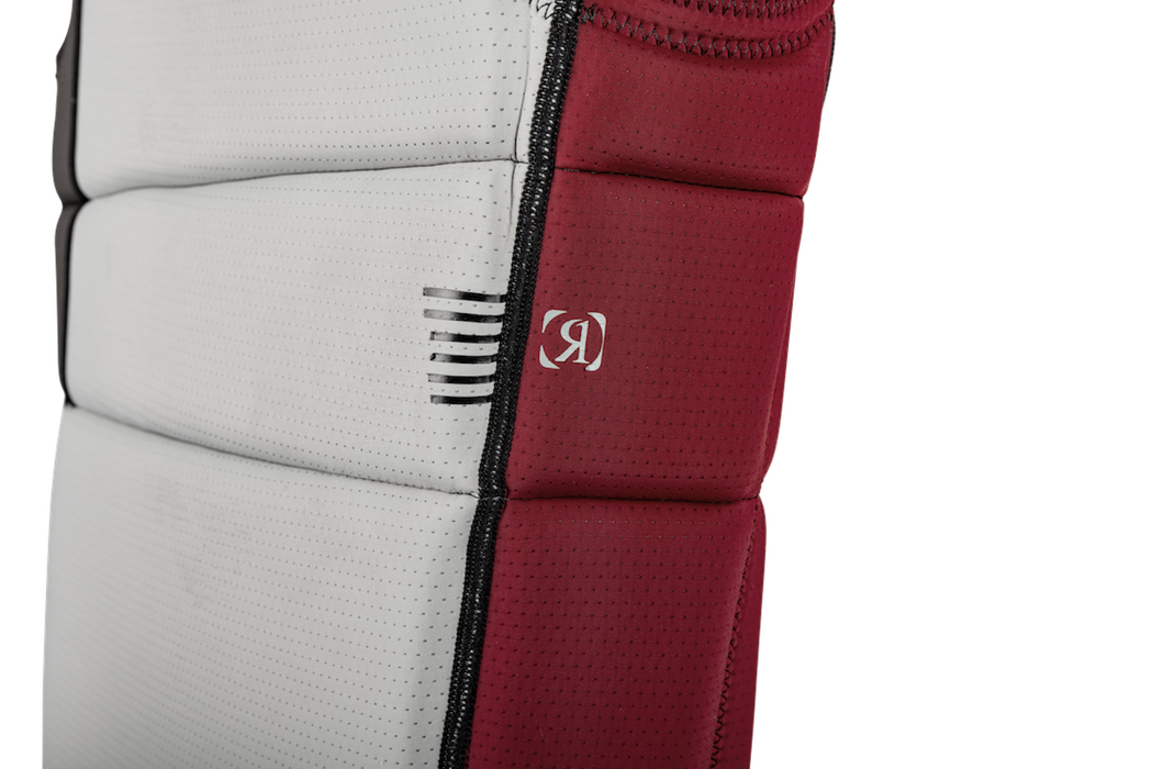 Ronix 2026 Supreme CE Approved Impact Vest - Chalk Grey/Maroon
