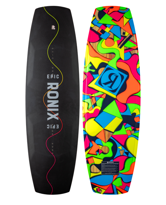 Ronix 2026 Epic Wakeboard - True Flex - Neon Galore