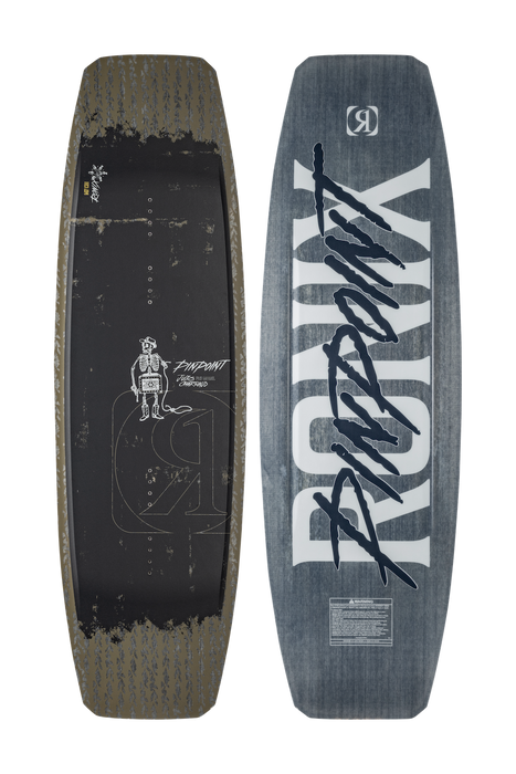 Ronix 2026 Pinpoint Wakeboard - All Over Flex - Cowboy Black