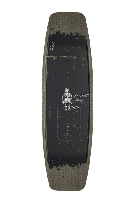 Ronix 2026 Pinpoint Wakeboard - All Over Flex - Cowboy Black