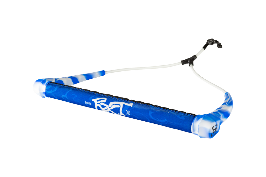 Ronix 2026 RXT - Dyneema BarLock Handle - Lycra/Hide Grip 1.3 in. Dia. - White / Blue