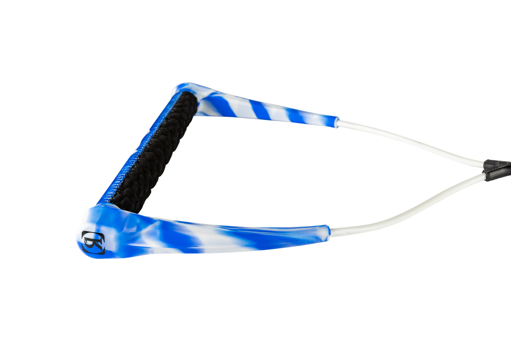 Ronix 2026 RXT - Dyneema BarLock Handle - Lycra/Hide Grip 1.3 in. Dia. - White / Blue