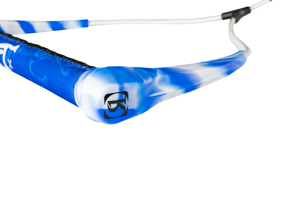 Ronix 2026 RXT - Dyneema BarLock Handle - Lycra/Hide Grip 1.3 in. Dia. - White / Blue