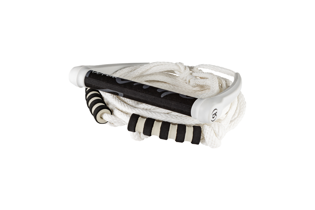 Ronix 2026 Silicone Bungee Surf - 11 in. Handle w/25 ft. 4-Sect. PE Rope - Whiteout