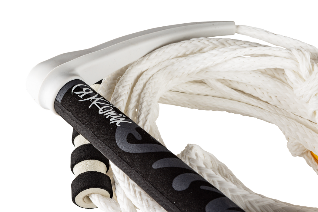 Ronix 2026 Silicone Bungee Surf - 11 in. Handle w/25 ft. 4-Sect. PE Rope - Whiteout