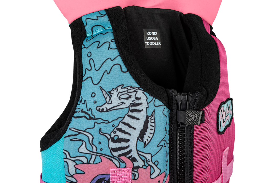 Ronix 2026 Girl's Infant/Toddler L70 CGA Life Vest - August - Pink/Blue