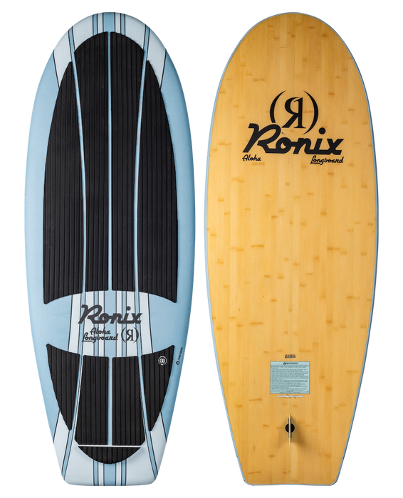 Ronix 2026 Aloha Longboard Wakesurfer 5'2 - Marsh 'Mellow' - Mist / Bamboo